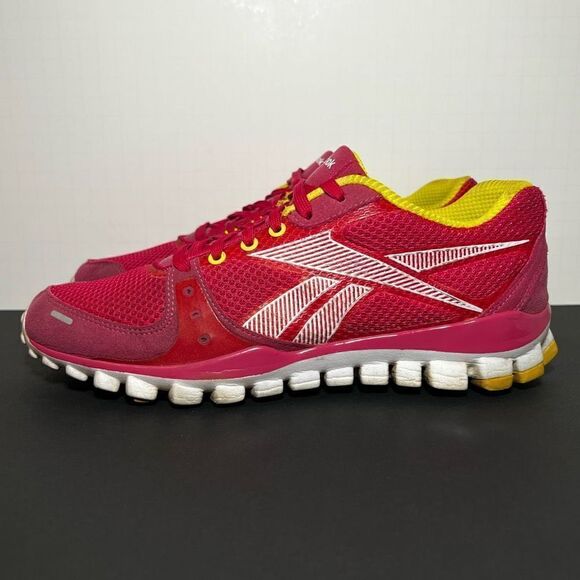 Womens REEBOK RealFlex Transition Pink Running Shoes / Size 8 - Picture 3 of 10